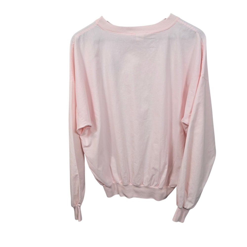 Vintage 80s Soffe Shirts Sweatshirt Adult Large Pink Good Physical Education USA - Picture 2 of 9
